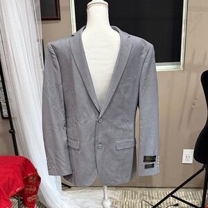 Elegant Gray Men's Blazer